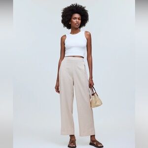 NWT Madewell Pull-On Straight Crop Pant 6